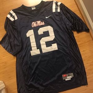 Ole Miss Jersey Number 12, Stitched on numbers